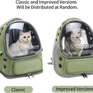 حقيبة ظهر شفافة قابلة للطي للحيوانات الأليفة ، حمل سفر ، قطة ، في الهواء الطلق ، حقيبة كتف ، محمولة ، ، قطط أفضل 12 حقيبة حمل للكلاب للمبيعات - رقم 4