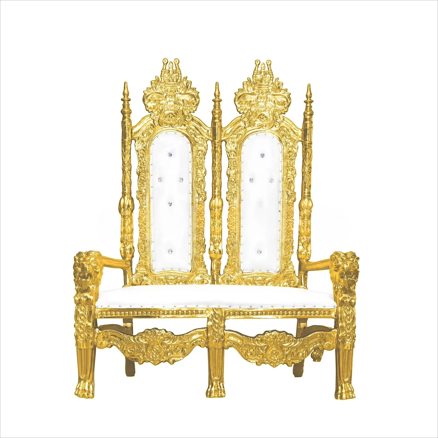 Luxury lion arm king love seat treasure seat for weddings and hotel events