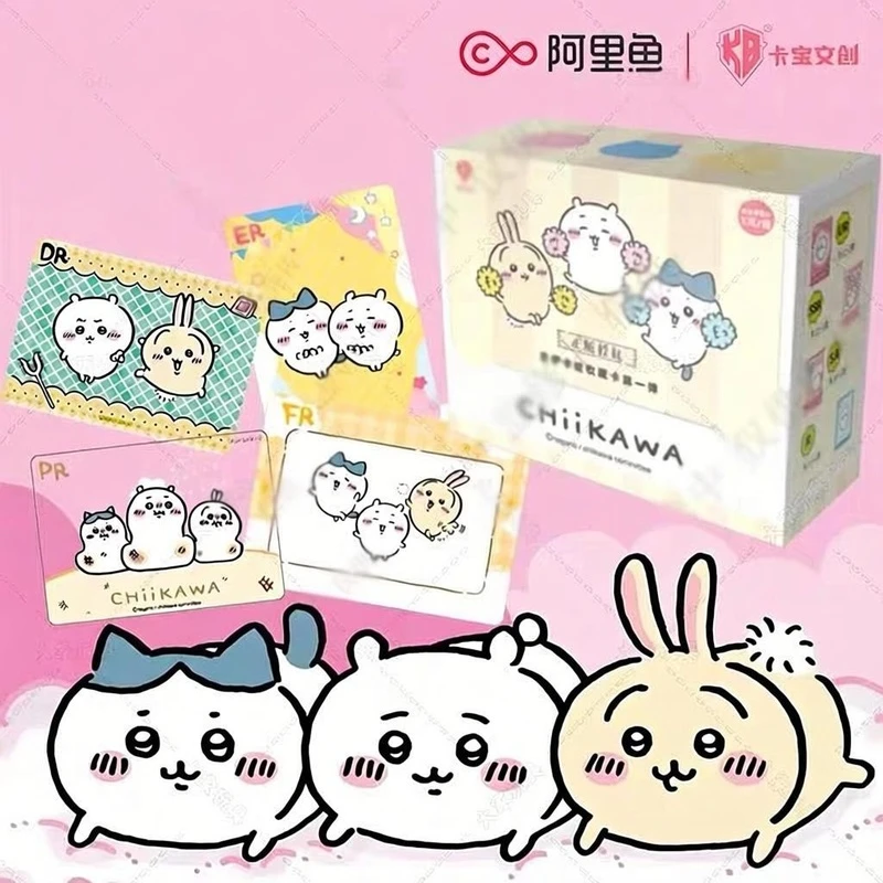 KABAO Original Chiikawa Sammelkarten Quadratische Kawaii-Charakterkarten Hochwertige Anime-Spielzeugkarten Dekorative Niedliche Sammelgeschenke