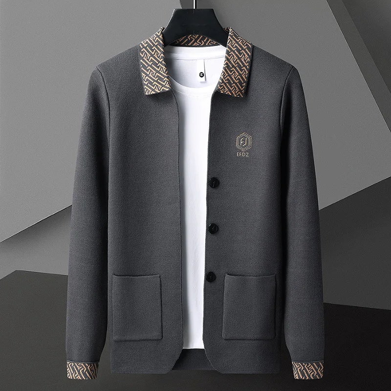 Solid Color Men's Sweaters Cardigan Home Fashion Cardigan Sweater Men Streetwear Mens Sweaters Sueter Hombre Los Hombres Abrigos