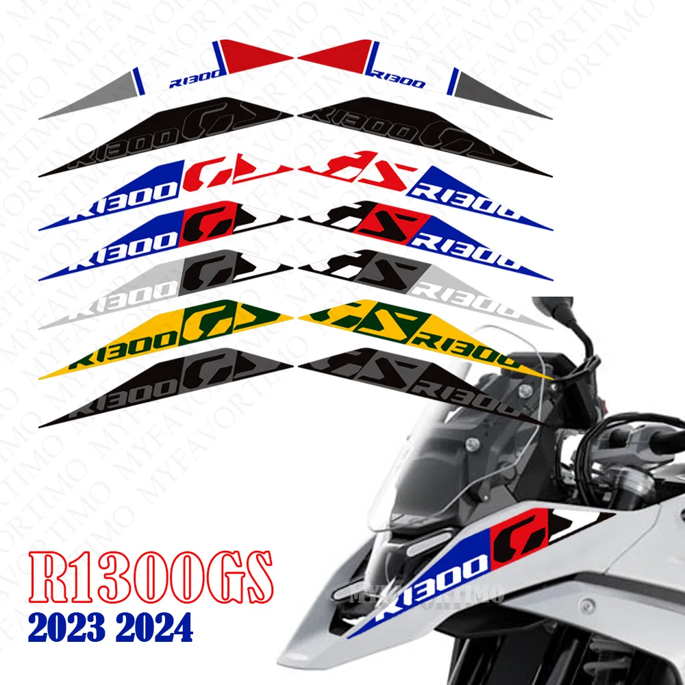 R1300GS 2023 2024 Motorcycle Fuel Tank Pad Sticker Beak Front Fender Protector Decal For BMW R 1300 GS 1300GS ADV Adventure