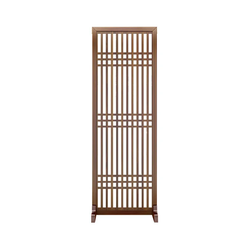 

Solid wood partition fence New Chinese-style Japanese-style simple decoration Hollow door occlusion