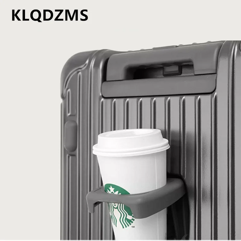 KLQDZMS USB Charging Suitcase New PC Boarding Box Multifunctional Large-capacity Trolley Case 20