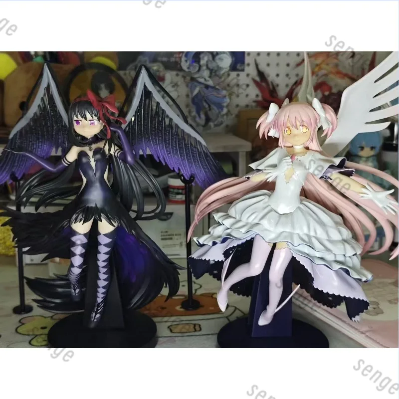 

[Genuine in stock] Bandai Puella Magi Madoka Magica The Story of Rebellion Akatsuki Homura + Shikame Madoka Set Figure Gift Toy