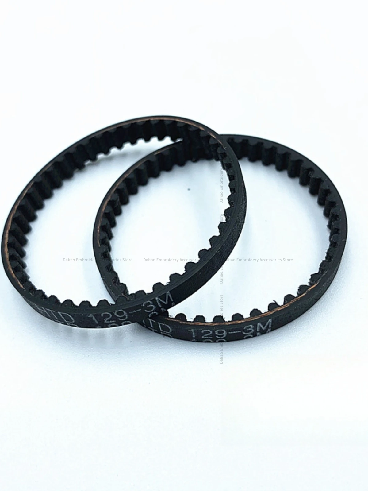 1PCS 129-3m 126-3m with Tooth Synchronous Small Belt O Ring Closed Belt for Scattered Pearl Bead Computer Embroidery Machine