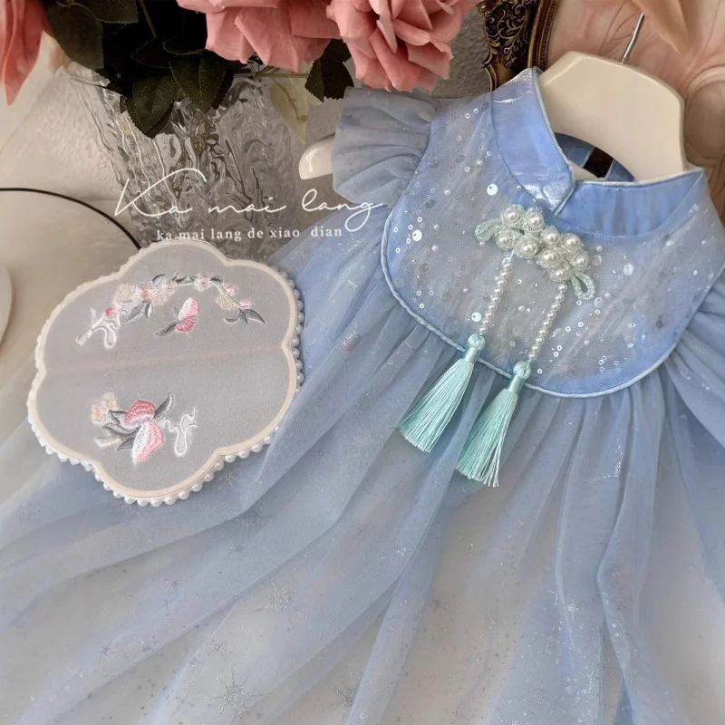 Рисунок 4 - Платье для девочек2025Летний новый стиль