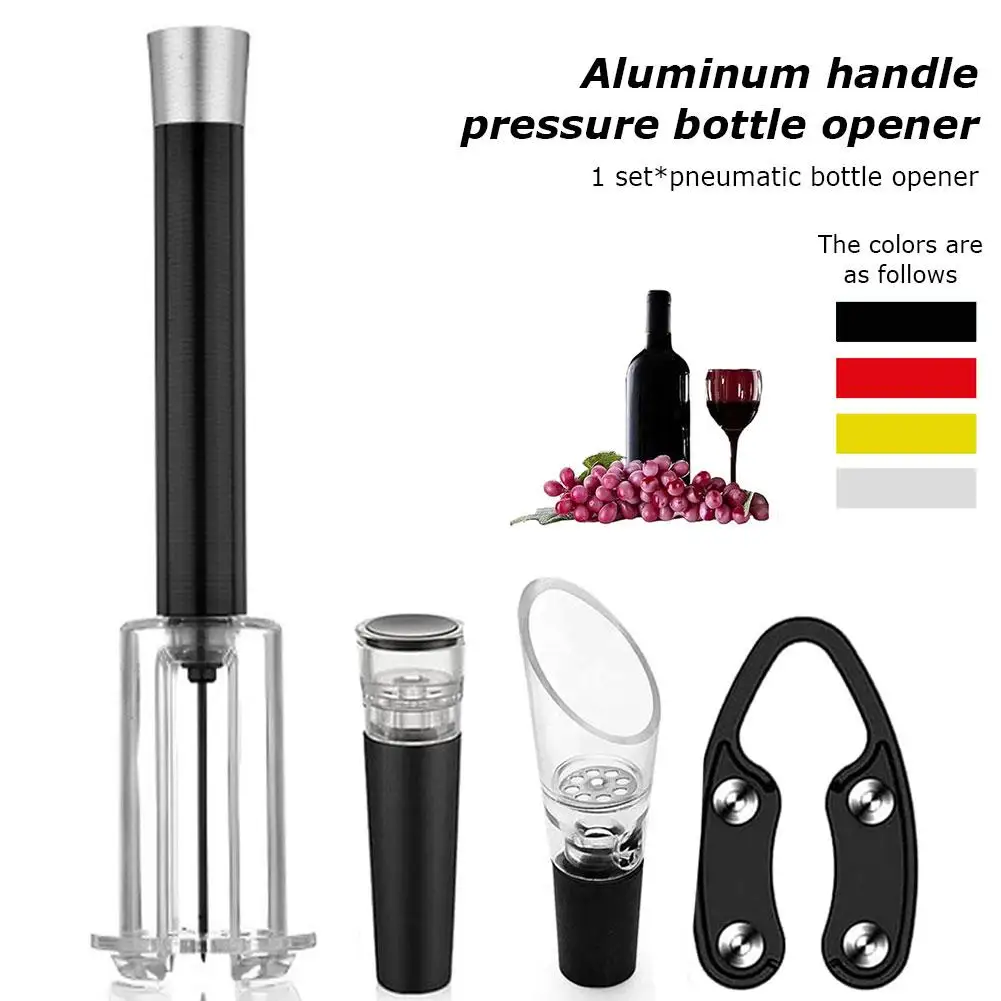 Pneumatic Bottle Opener Air Pump Pressure Vacuum Wine Kitchen Opener Opening Bottle Accessories Tools Wine Tool I7G1