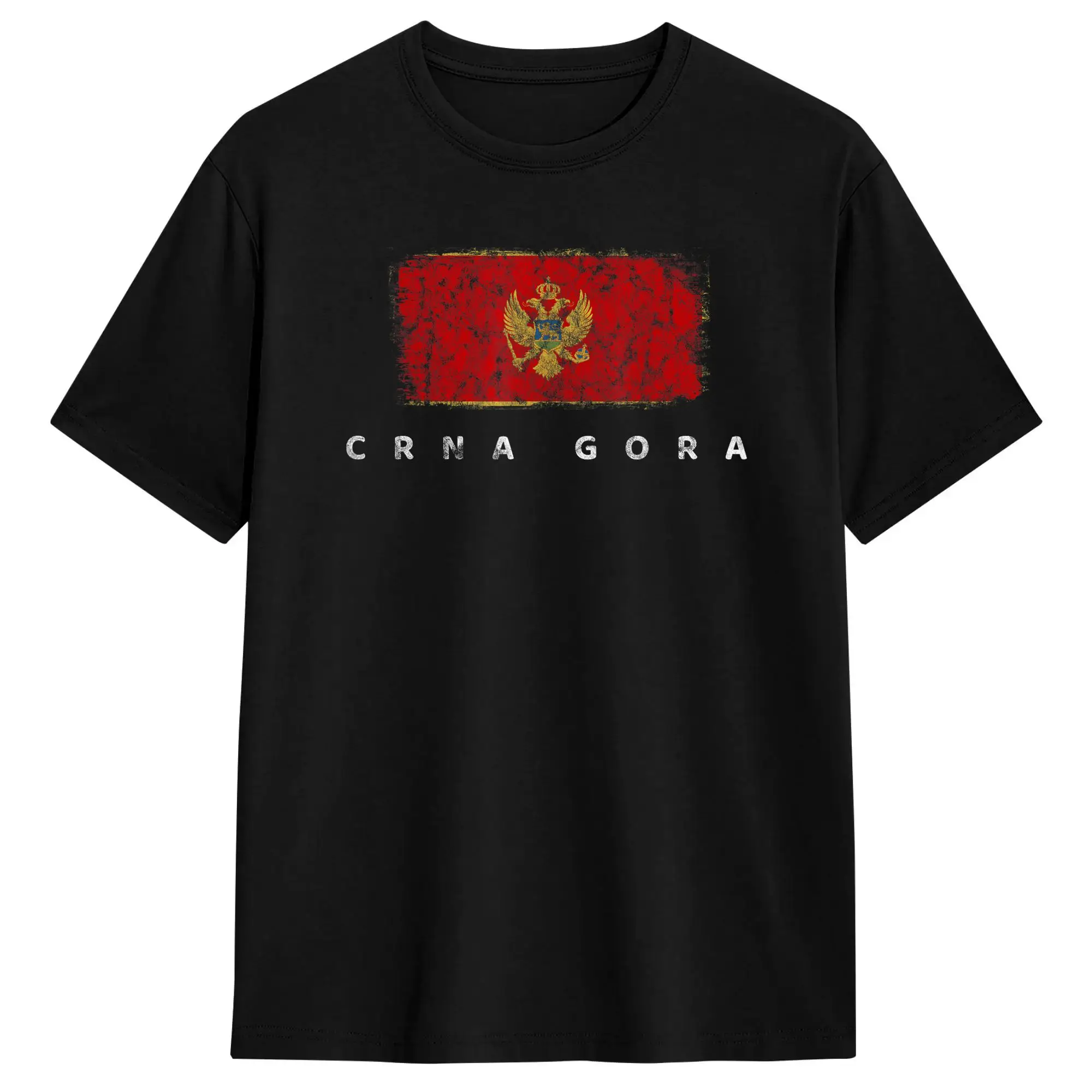 Men Women's T-Shirt Montenegro Flag T Shirts Harajuku  Summer Tees Y2K Fun Cotton Tops Birthday Gift