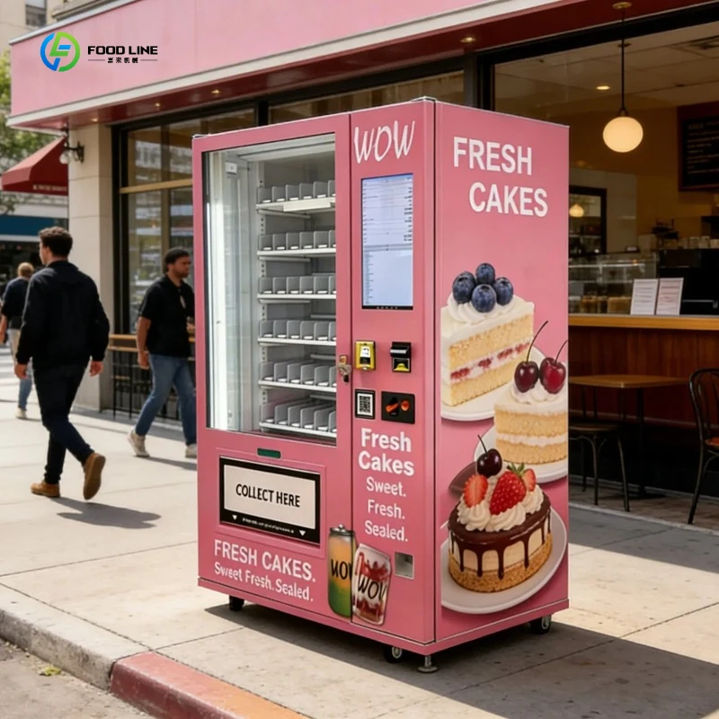 Cupcake Self-Service Vending Machine Cake Vending Machine for Foods and Drinks FL Customized