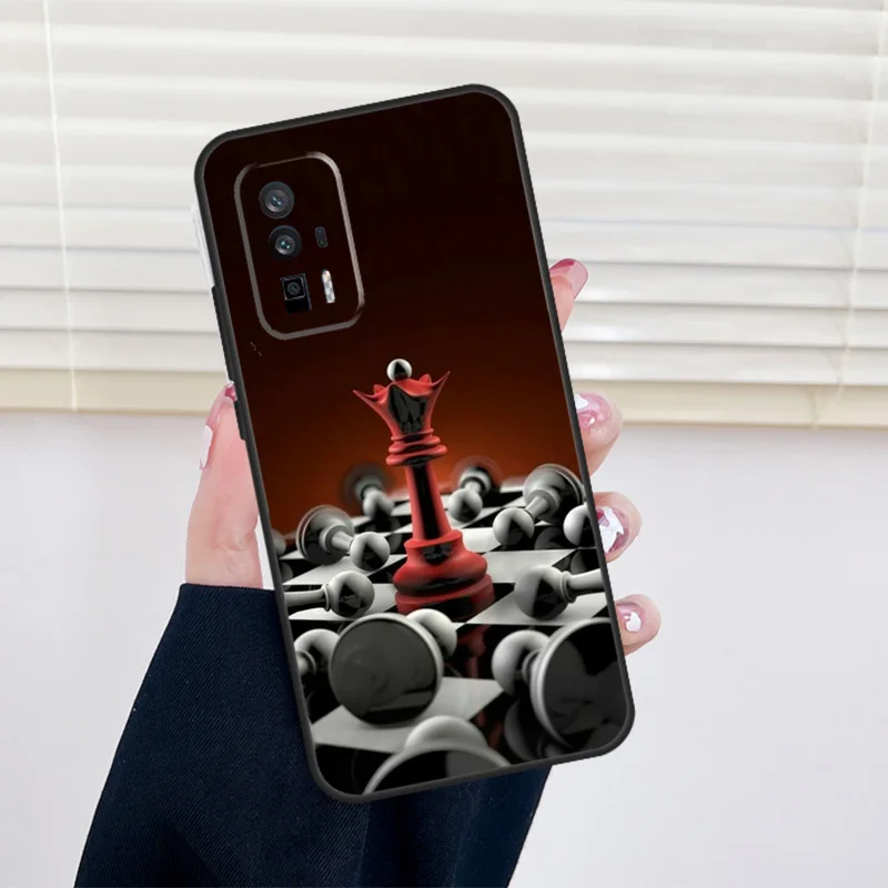 Chess Pieces Case For Xiaomi POCO X5 Pro X3 F5 M6 M5s X4 GT F3 F4 12X 13 Ultra 11T 12T Pro 12 Lite Cover