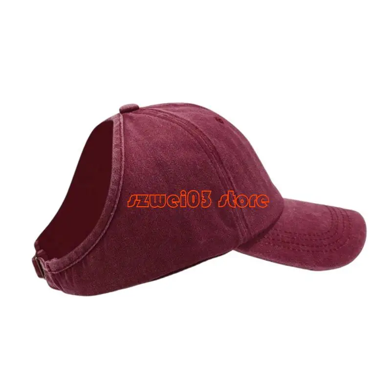 D46C أغطية رأس بيسبول خفيفة الوزن ومفتوحة من الأعلى وممتصة للرطوبة من القطن للمشي لمسافات طويلة #2