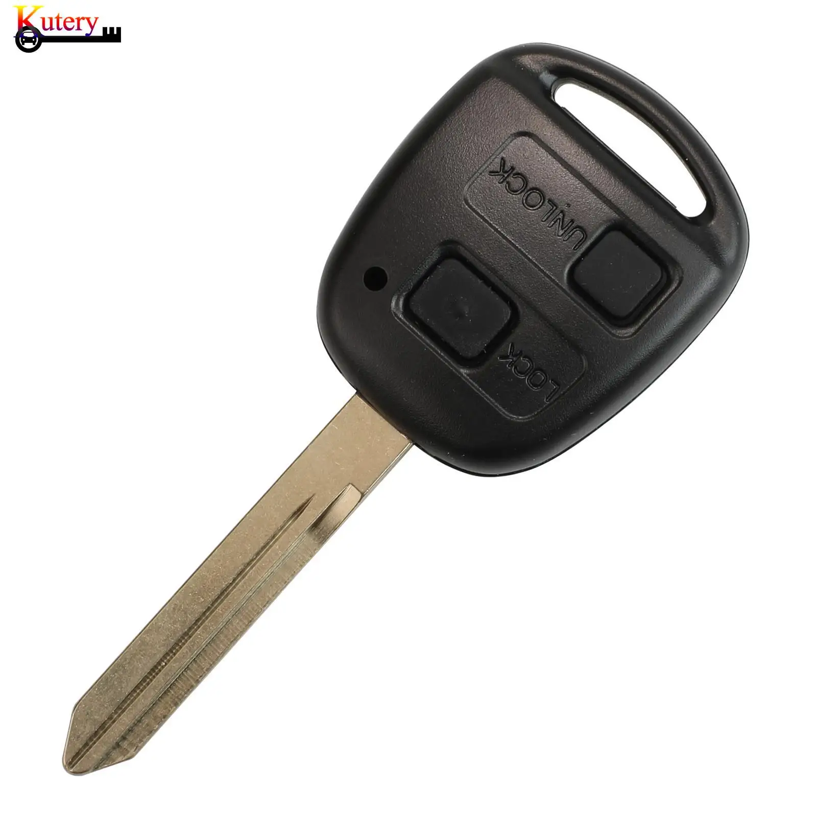 Jingyuqin 89071-0D030 zdalny klucz samochodowy dla Toyota Avensis Yaris Corolla 2003-2011 2/3 przyciski 433MHZ 4D70/4C Chip z TOY47 ostrze