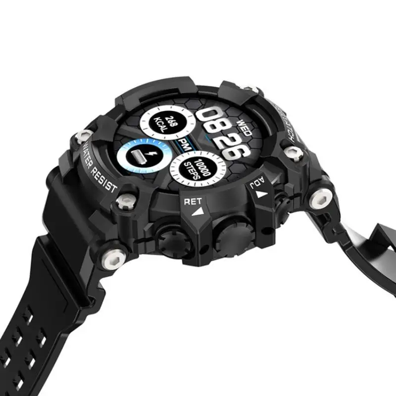 

New waterproof portable T6 outdoor sports smartwatch 1.28-inch full circle Ip68 waterproof multiple sports modes