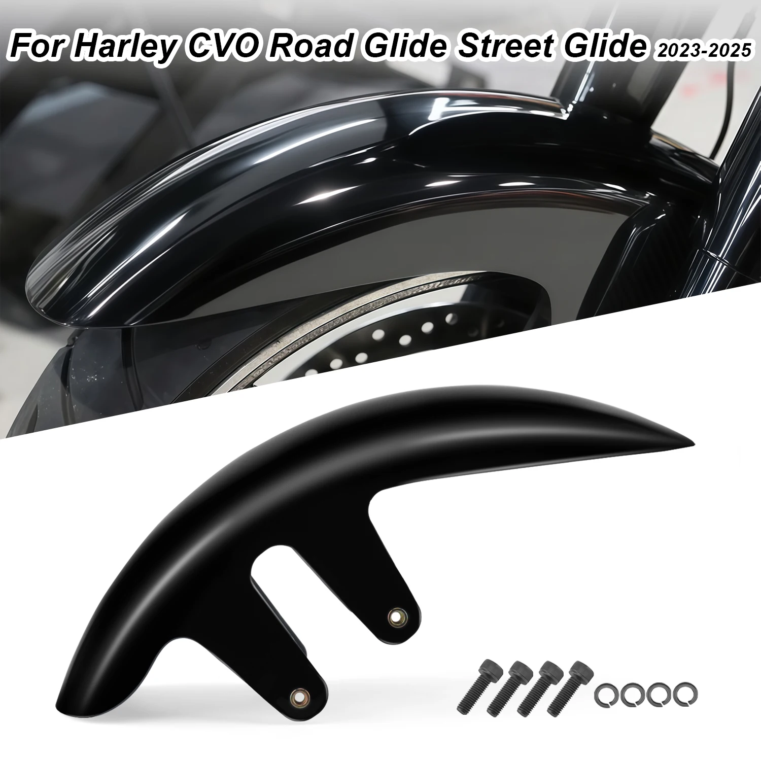 

Motorcycle Mudguard 19" Front Fender Fit For Harley Touring CVO Road Glide Street Glide FLTRXSE FLHXSE FLTRX FLHX 2023 2024 2025