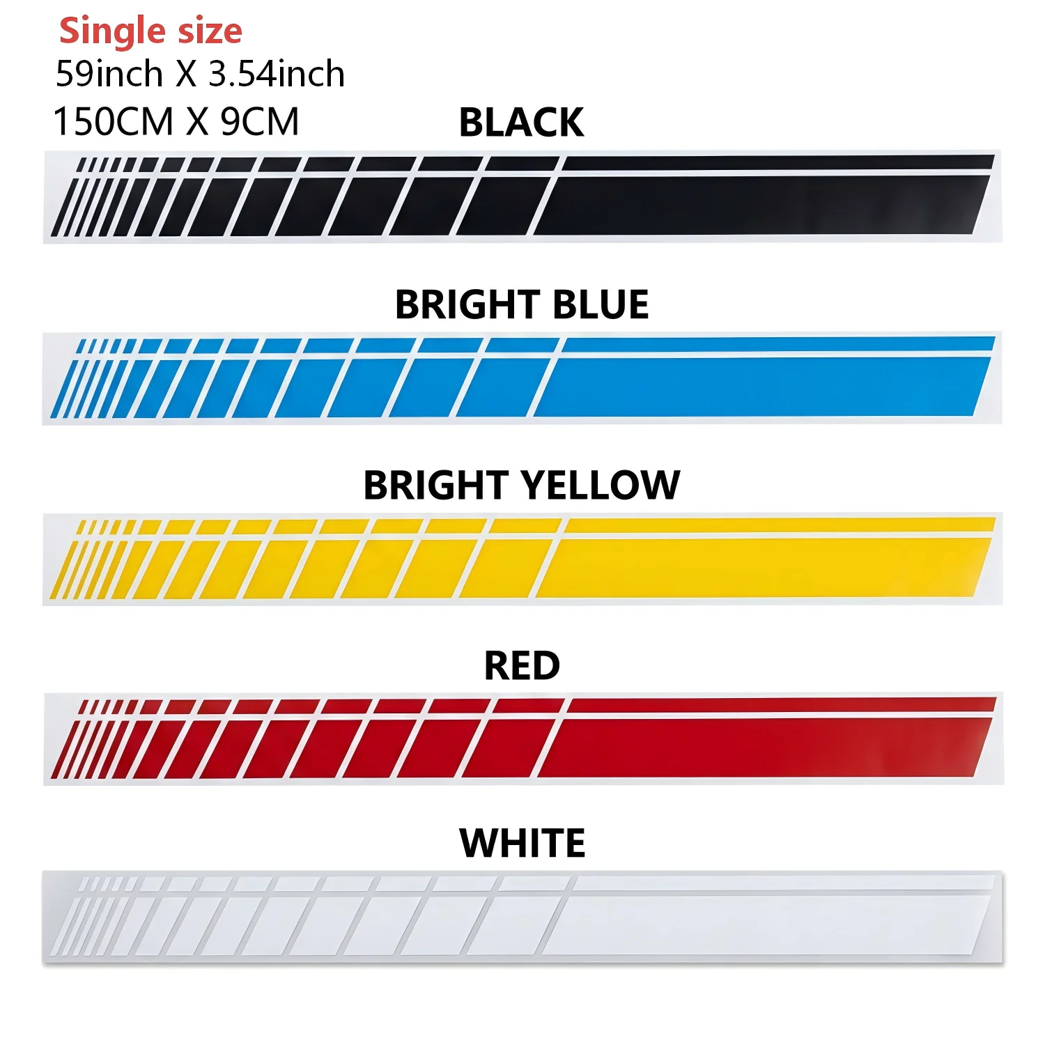 Car Side Skirt Stripe Decal 59