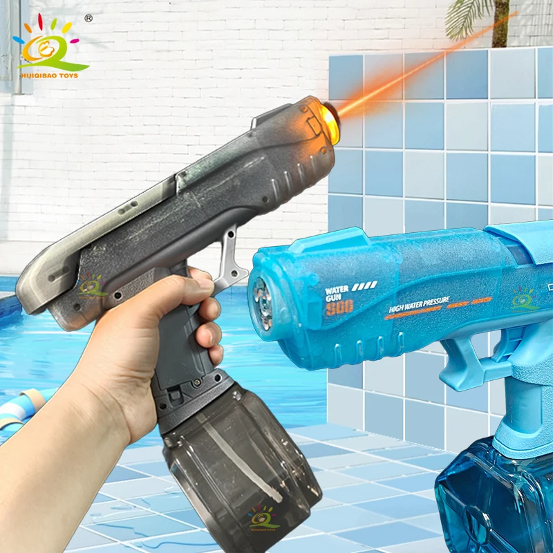 Luz y sombra versión spitfire enlace pistola de agua automática juguetes verano al aire libre playa piscina juego de sparring juguetes para adultos