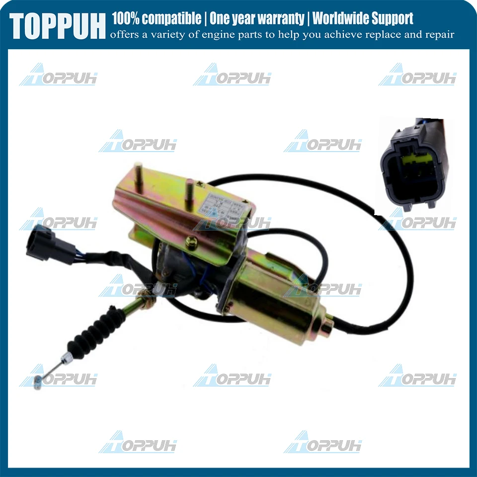 

New 24V 1-81900-227-0 Stop Solenoid for Isuzu 4BG1 6BG1 Engine 1819002270 716/20700