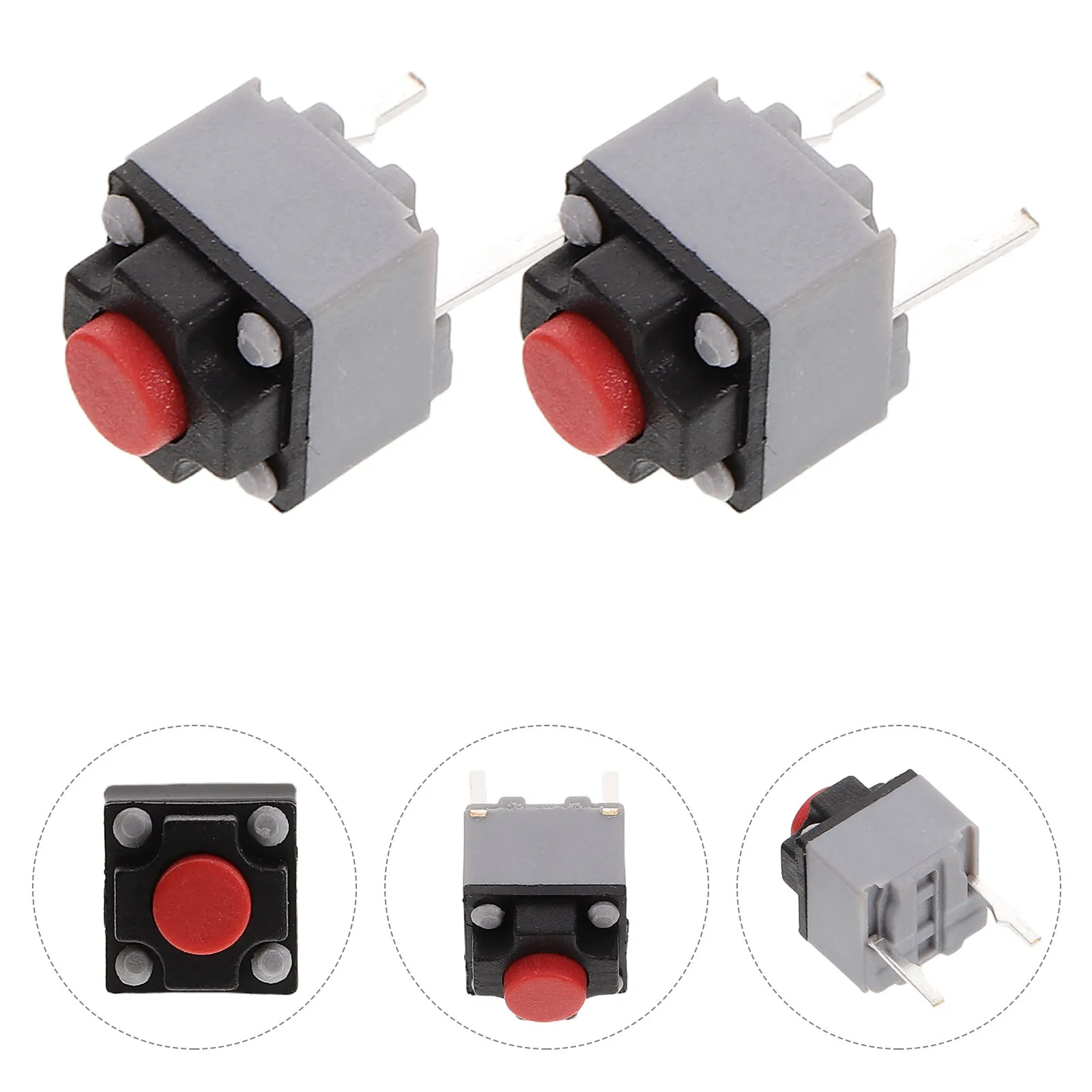 

20pcs Silent Tactile Switch Compact Micro Push Button For Gaming Mouse Industrial Office High-Performance Replacement