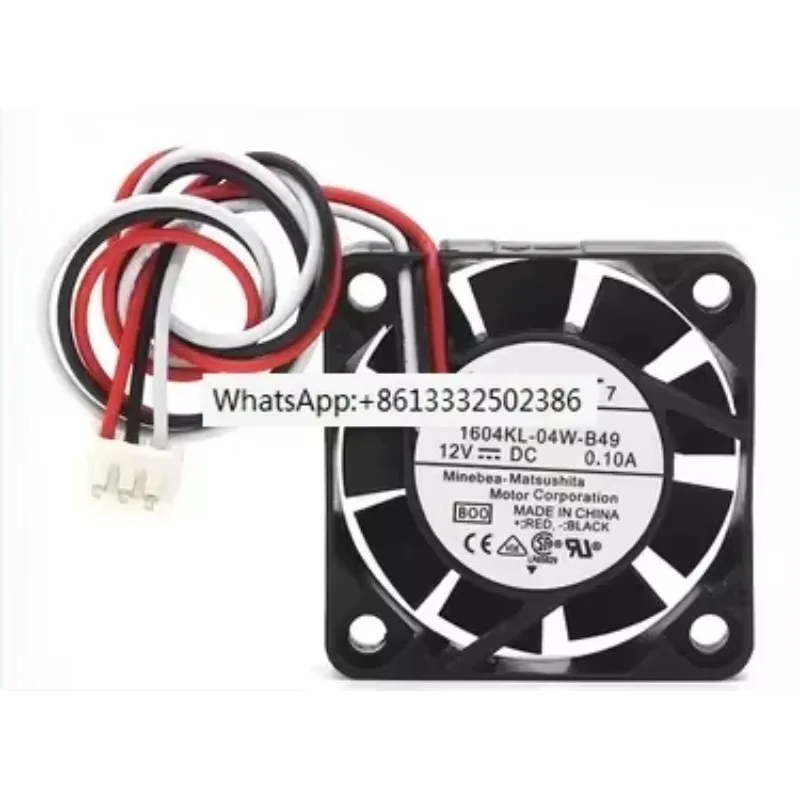 

NMB-MAT 1608KL-04W-B49 L00 DC 12V 0.12A 40x40x20mm 3-Wire Server Cooling Fan