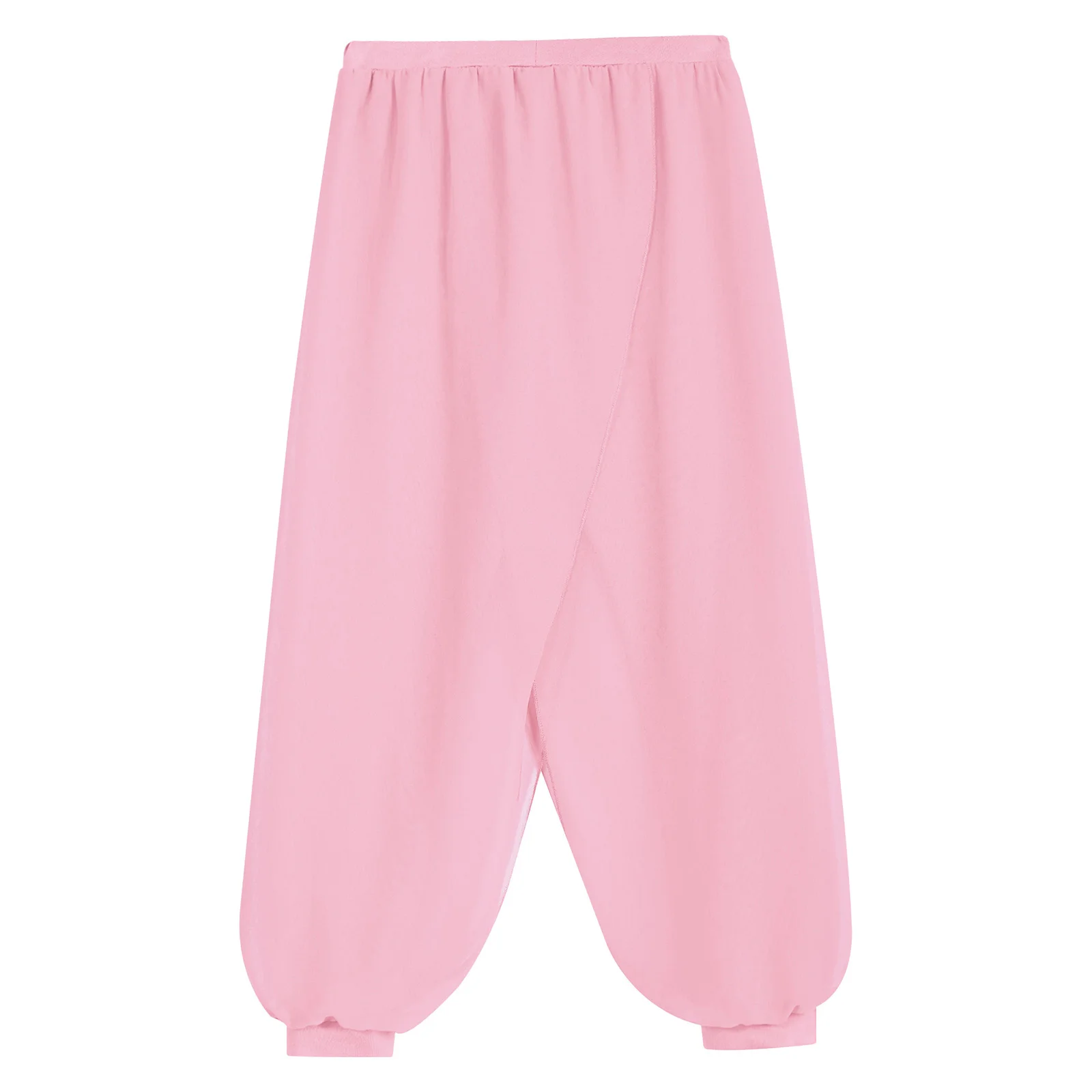 Indische Tanzhose für Kinder und Mädchen, weicher Satin, weites Bein, Pumphose, Ballsaal, Bauchtanzhose für Halloween, Karneval, Tanzaufführung – Detail 33