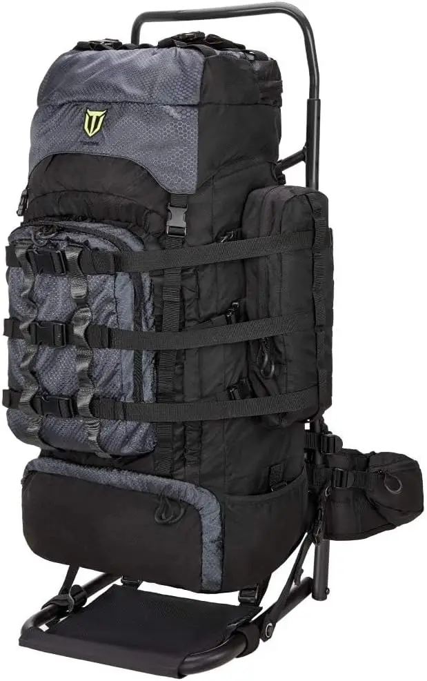 

Hunting Backpack 5500cu with Frame and Rain Cover for Bow/Rifle/Pistol