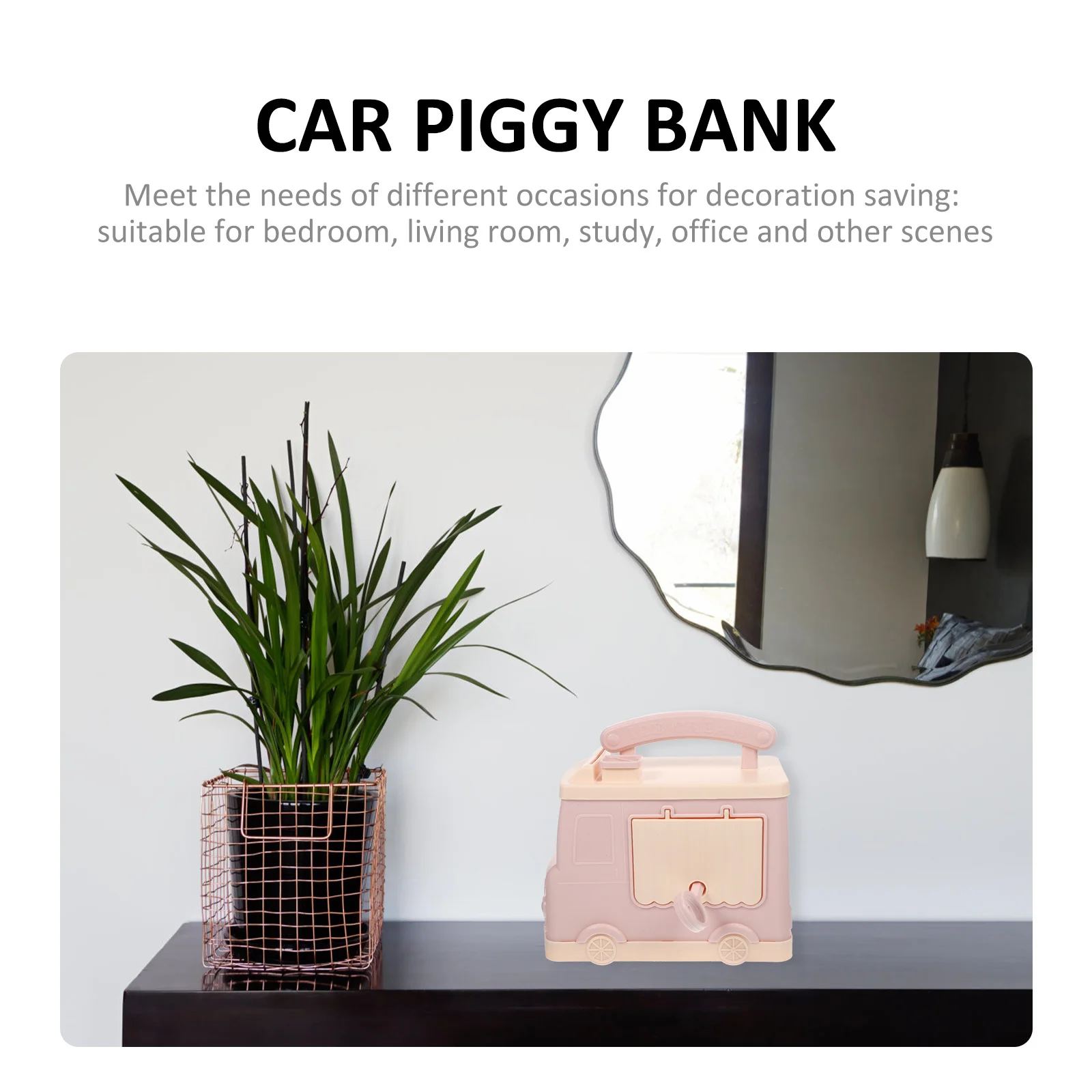 1 stücke Auto Sparschwein Für Kinder Desktop Münze Sparen Glas Unzerbrechlich Spardose Dekorative Auto Geformt Bank Kinder Geld Glas