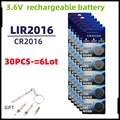 30PCS 3.6V LIR2016