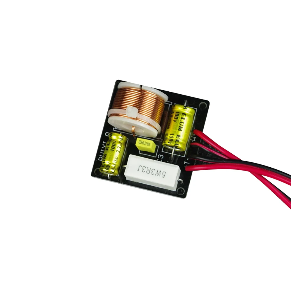 50W 2Way Crossover Audio Speaker Treble Bass Frequency Divider For Subwoofer Of 3Inch Speaker 4-8OHM 3.3KHz