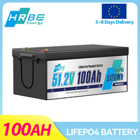 48V 100AH LiFePO4 Lithium Battery,100A BMS Deep Cycle Lithium Battery with Grade A cells,for Golf Cart,Solar and Off Grid Living
