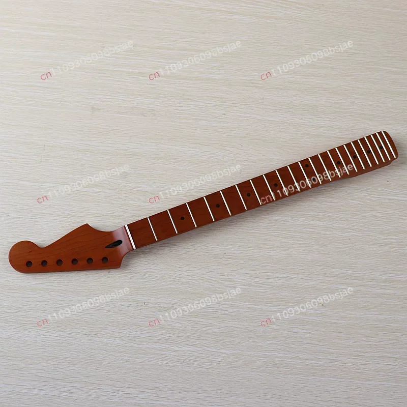 Suitable for Neck 6 Strings 22 Frets Roasted Maple Tiger Pattern Neck, Electric Guitar Musical Instrument Modified DIY