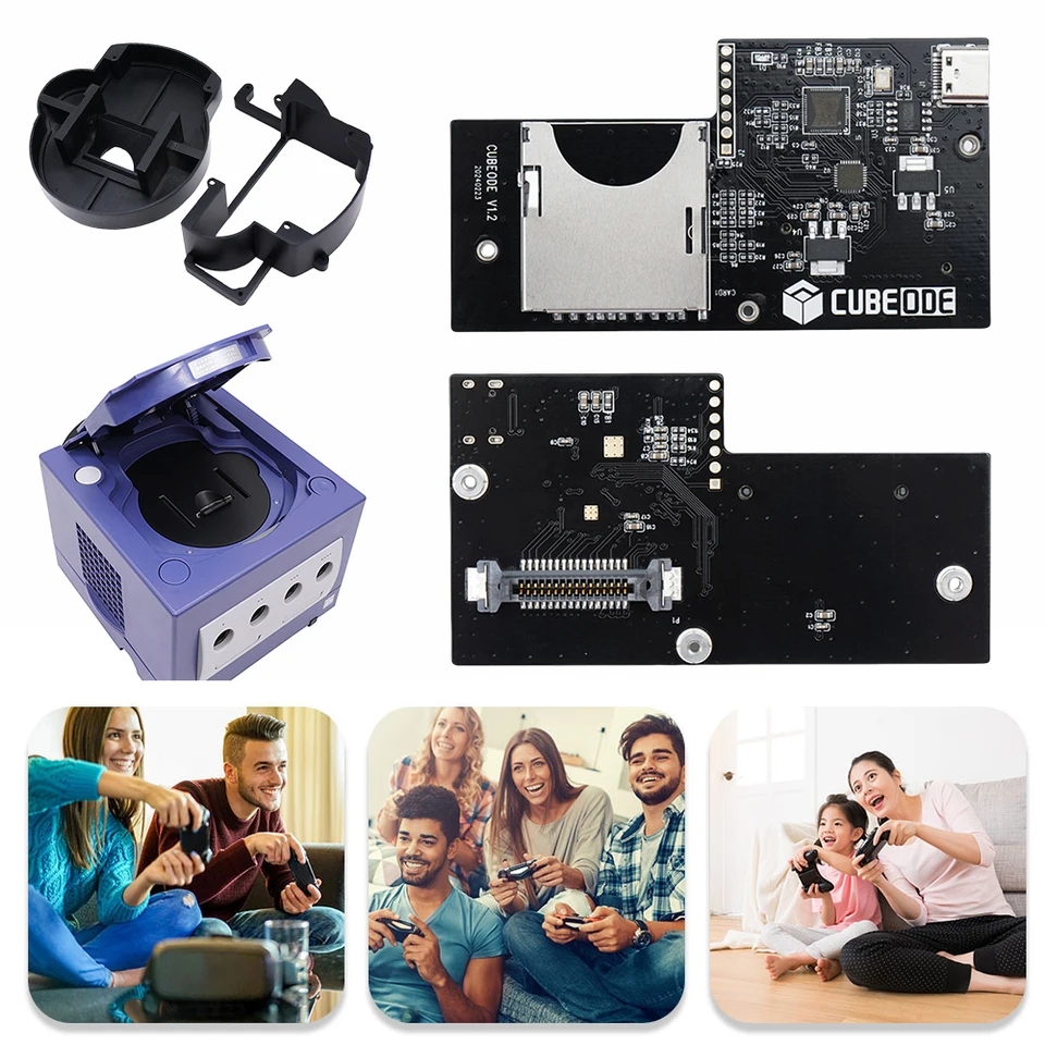 CUBEODE V1.2 GameCube Optical Drive Emulator Upgrade
