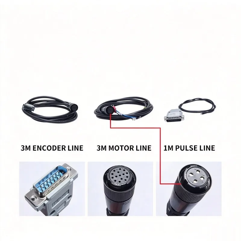 80ST 220V 400W730W750W AC Servo Motor 1.27N.M 2.39N.M 3.5N.M Single-phase Motor AASD Permanent Magnet Matched Driver