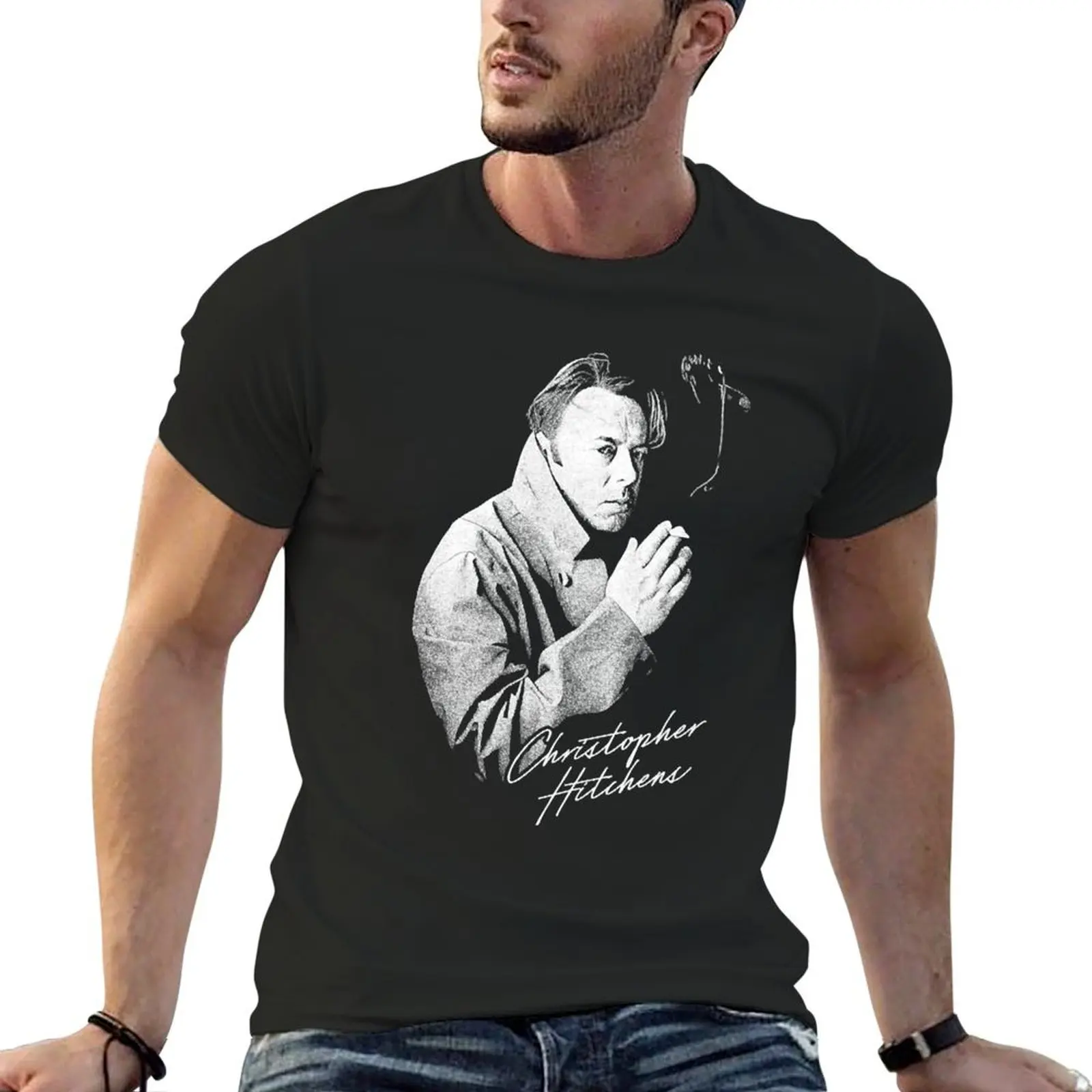 

Christopher Hitchens Retro Style Fan Design T-Shirt animal prinfor boys anime tshirt black t-shirts for men