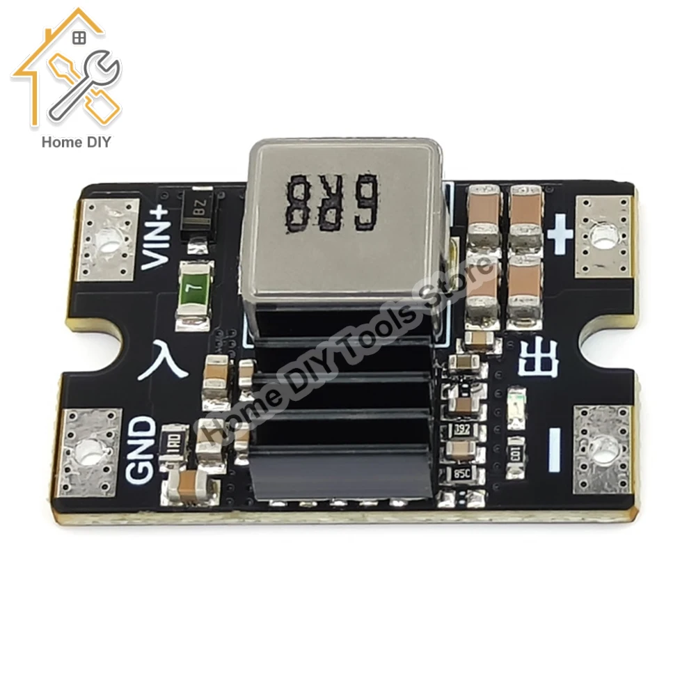 Imagem -02 - Saída de Alta Eficiência Dc-dc 25v a 3.3v 5v 9v 12v 8a Buck Step Down Converter Board Módulo Regulador de Tensão Pcb Board