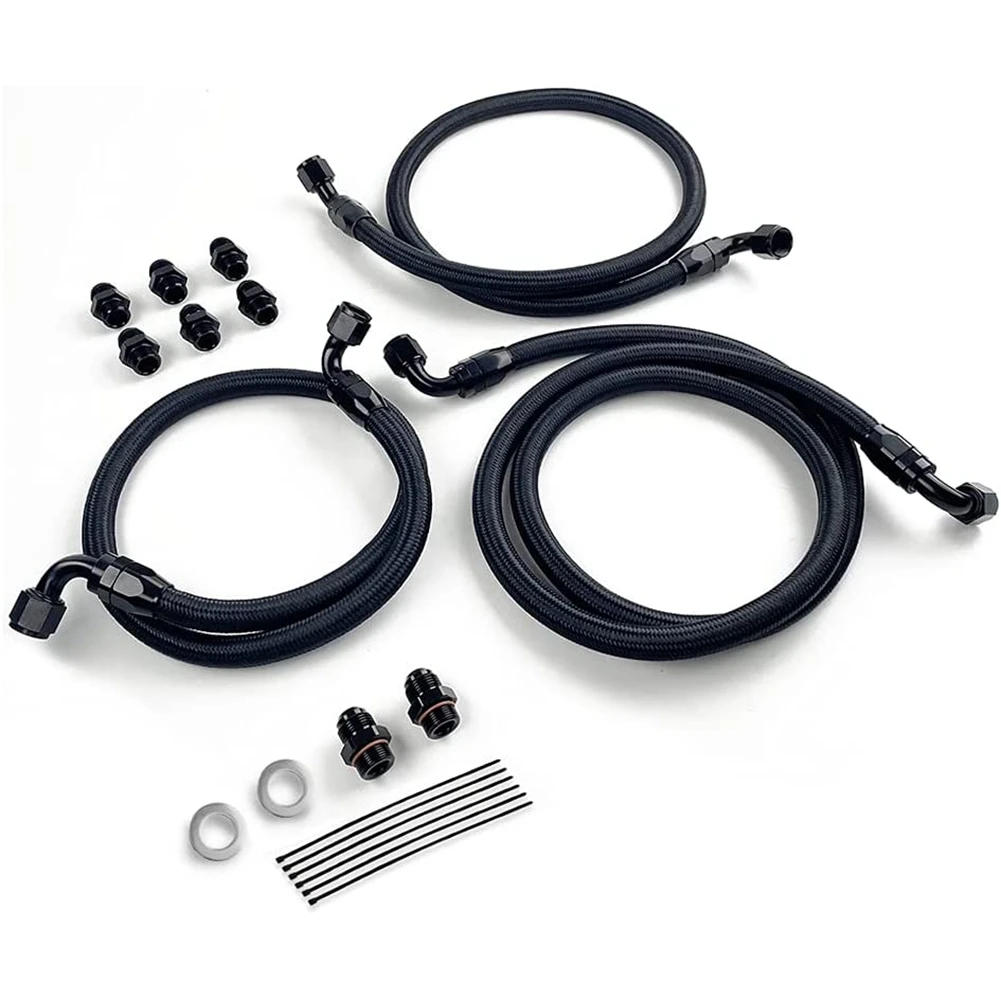 

10AN Transmission Cooler Hose Line Fitting Kit for Chevrolet/GMC 6.6L Duramax (LLY/LBZ/LMM)