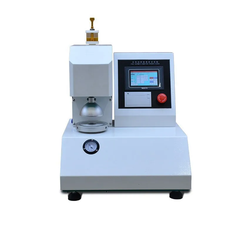 

Burst strength testing machine Corrugated cardboard breaking strength testing device Automatic bursting strength testing machine