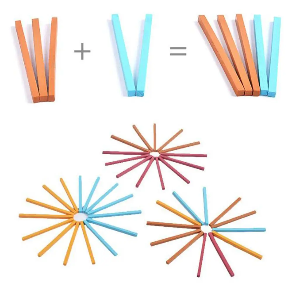 나무로 되는 다채로운 균형 막대 쌓기 게임, 어린이 유아 운동 기술 훈련 장난감