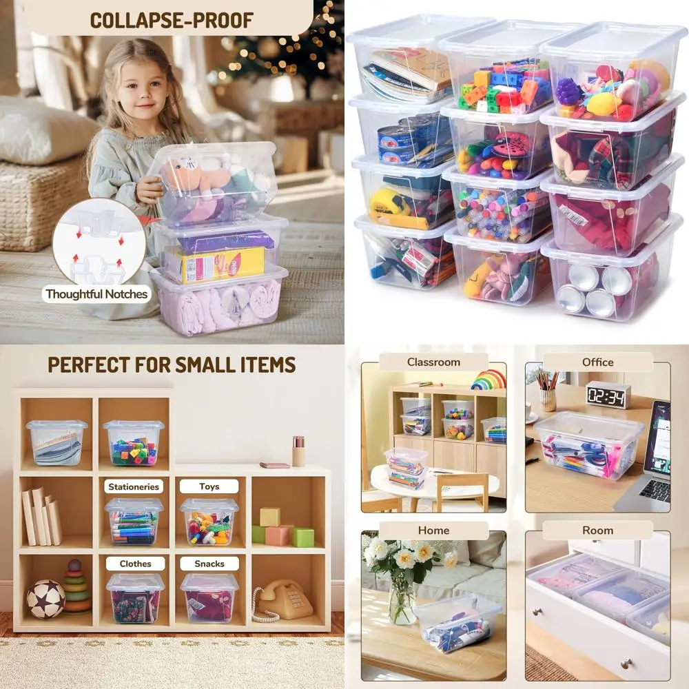 6-Quart Clear Plast…