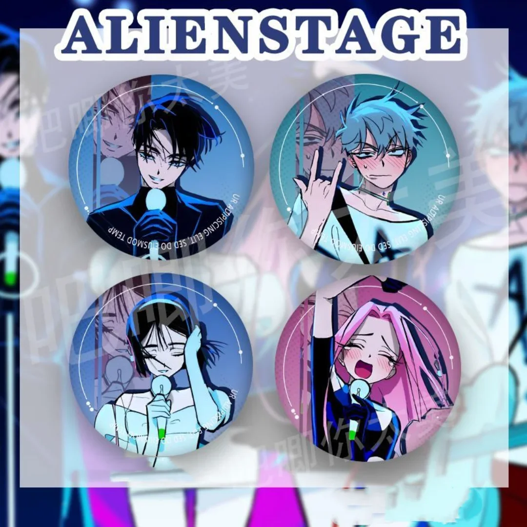 ALIEN STAGE : IVAN & TILL Mini Brooch Fashion Anime Action cosplay Accessories pins