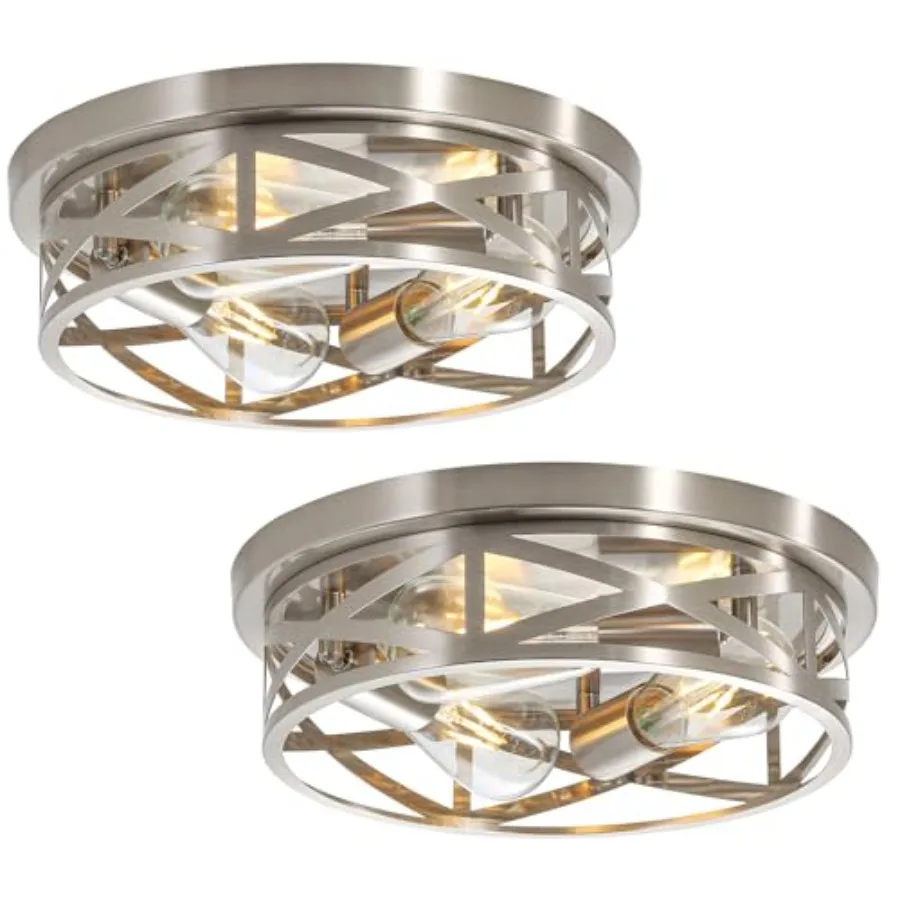 

13 inch Flush Mount Ceiling Light Fixtures3-Light Modern Hallway Light Fixtures Ceiling Light Fixture Ceiling Mount for Farmhou
