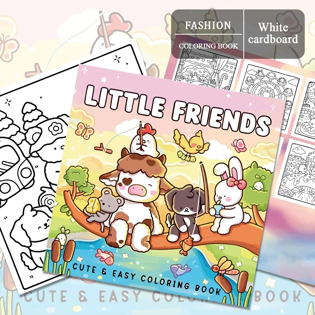 Kitten Coloring Book: Charming cat-themed patterns, comfortable and relaxing, bringing a pleasant coloring experience