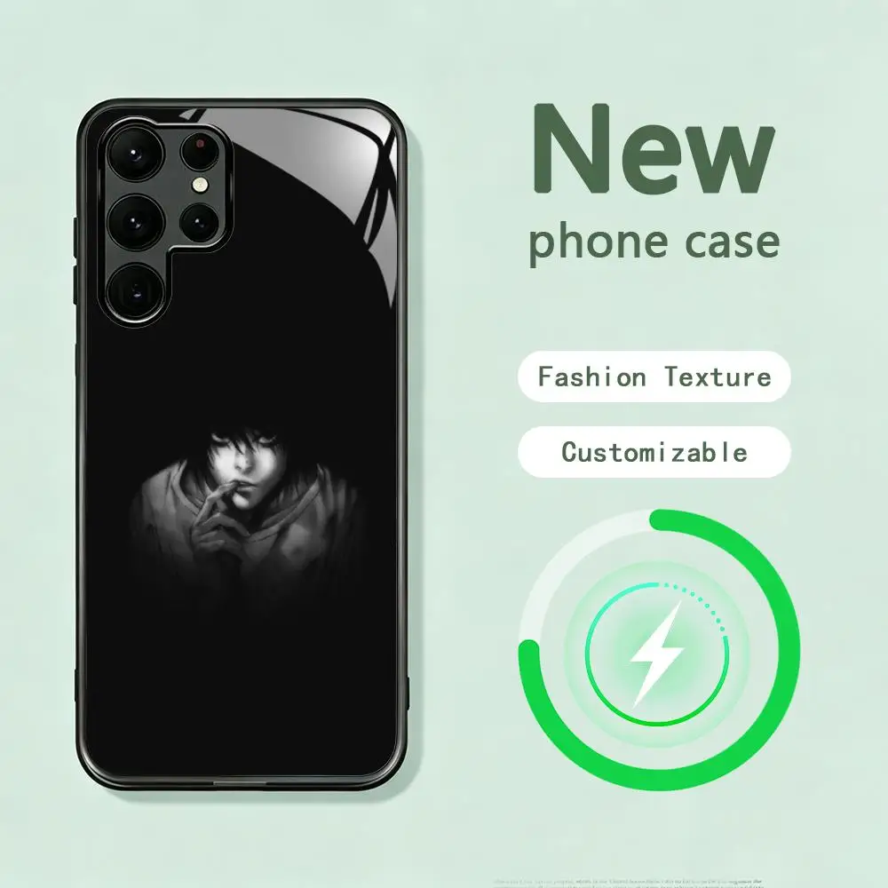 Popular death note cartoon Phone Case For Samsung S26 S25 S24 S23 S22 S21 S20 Plus Ultra Note20 Glass Magnetic Case