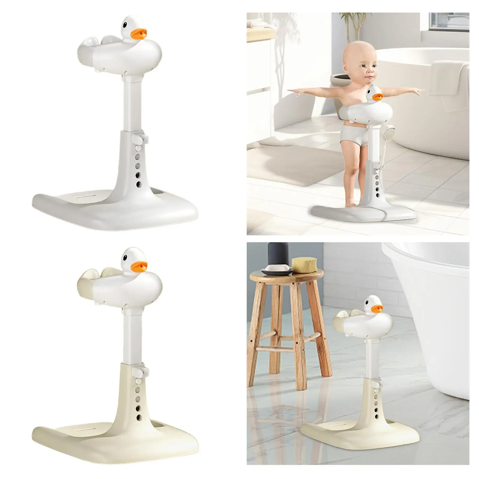 

Baby Standing Support Ergonomic Use in Sink or Tub Comfortable Stable Bath Shower Bath Table for Baby 0-6 Months Infant Newborn