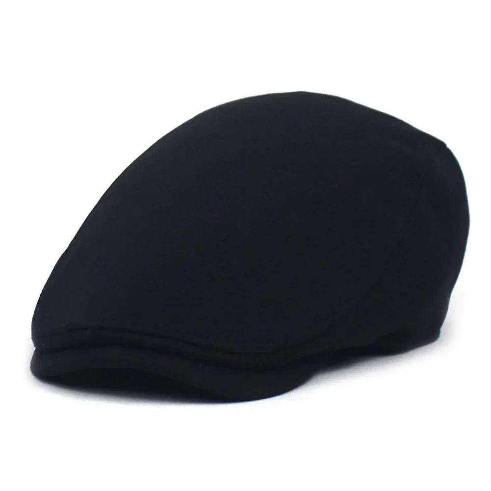 

Beret Hat Flat Cap Hat Adjustable Autumn Casual Polyester Retro Solid Color Spring Tweed Winter Clothing Matching
