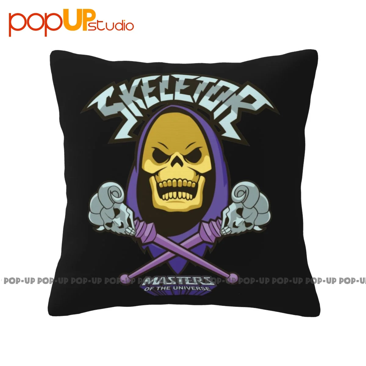 Thick He Man The Masters Of The Universe Skeletor Cross Pillowcase Throw Pillow Cover Washable Home Decor High-Density