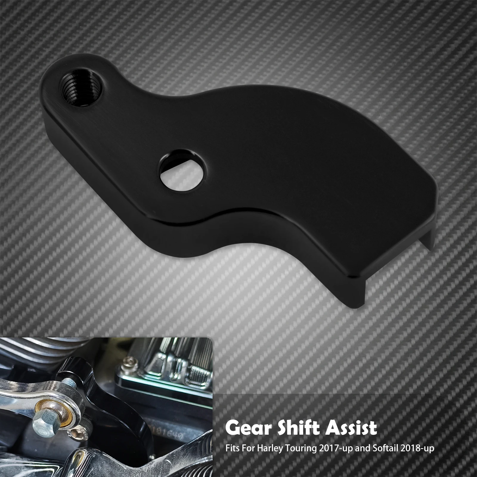 Motorrad Getriebe Shift Unterstützen Übertragung Booster Aluminium Für Harley Softail 18-UP Breakout Touring 2017-UP Street Road Glide
