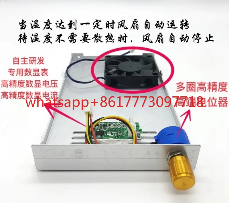 شاشة ديجيتال مزدوجة 0-48V10A480W مع الجهد والتيار شاشة ديجيتال قابلة للتعديل تيار مستمر تحويل التيار الكهربائي HJS-480-0-48 #5