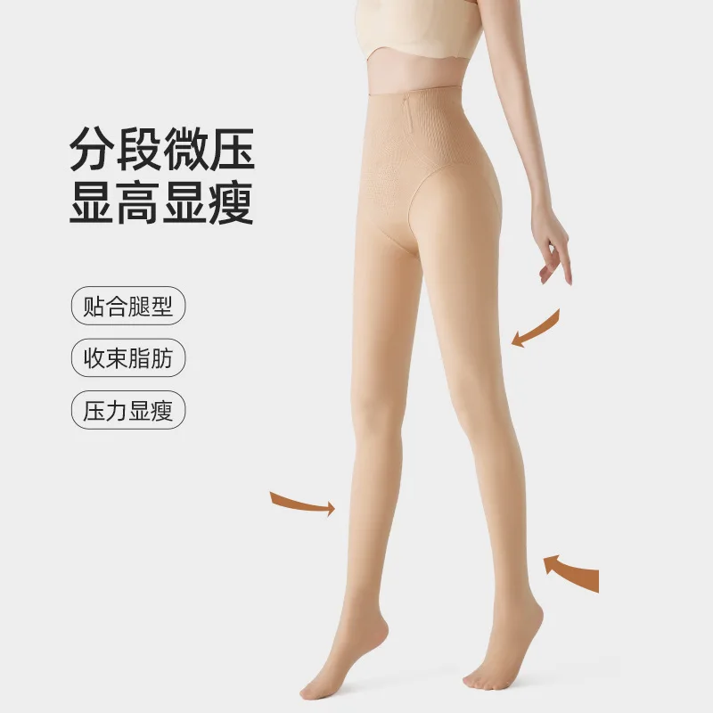 

Колготки с высокой талией, глянцевые, для высоких женщин, нескользящие, весна-осень, эффект "второй кожи", очень длинные, на флисовой подкладке, T