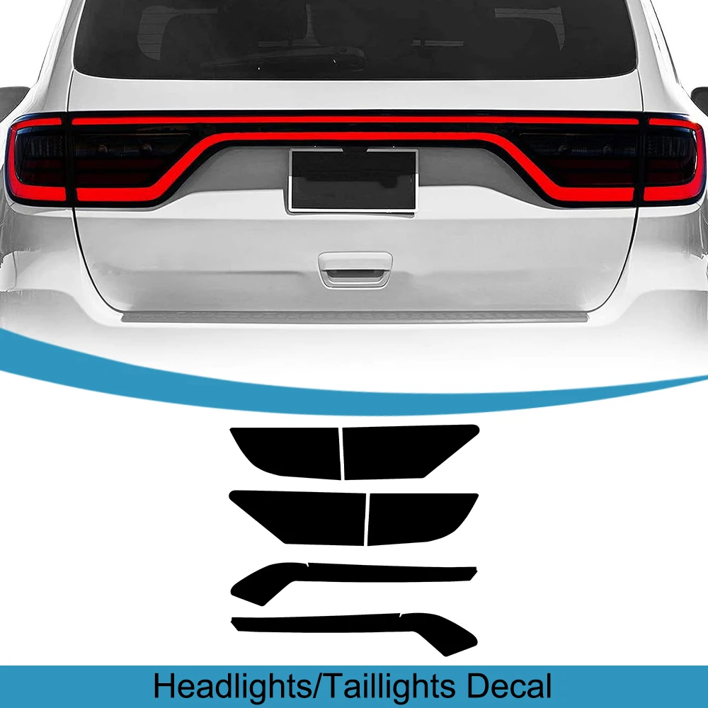 Комплект наклеек для автомобильных фар, виниловая тонировочная пленка для век