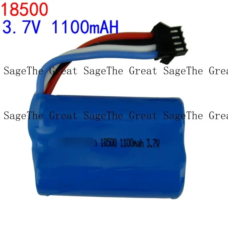 18500 1100mAh 3.7V SM-4P 50*36*18 Battery Udi 001 for Huanqi 960 2.4G Speedboat